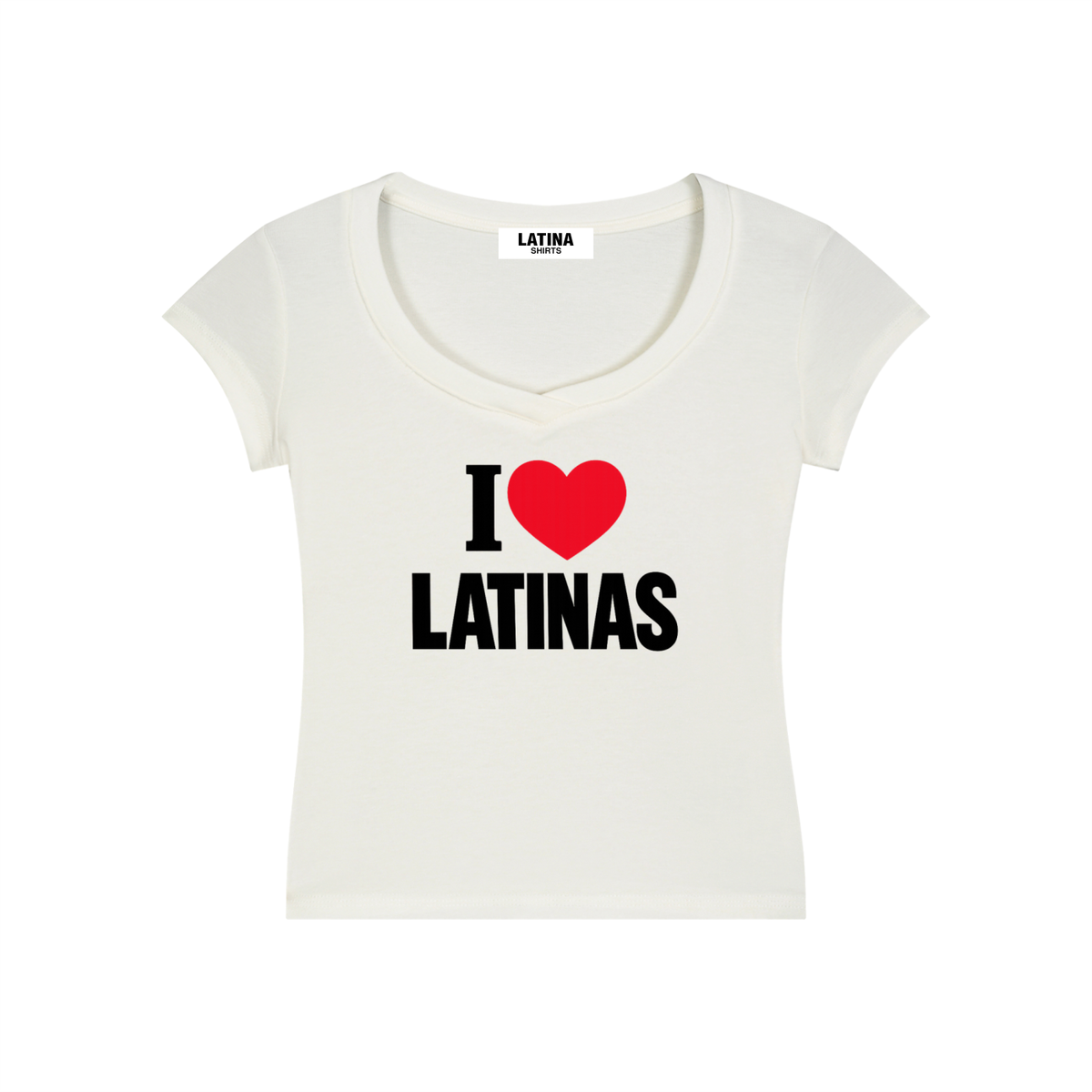 I LOVE LATINAS V NECK