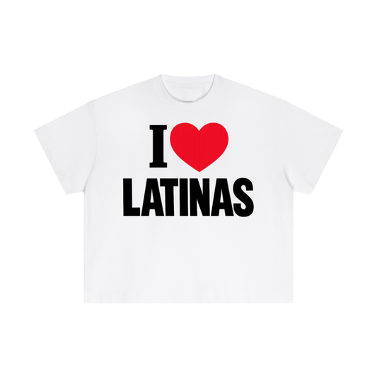 I LOVE LATINAS BOXY TEE