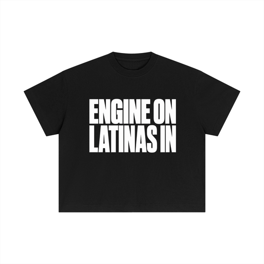 ENGINE ON LATINAS IN BOXY TEE