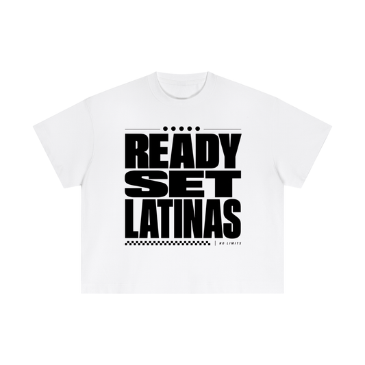 READY SET LATINAS BOXY TEE