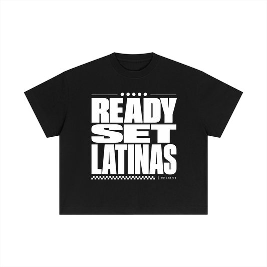 READY SET LATINAS BOXY TEE