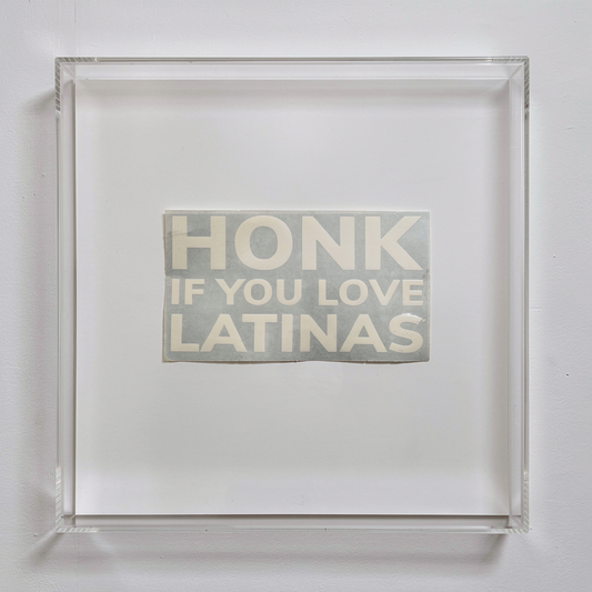 HONK IF YOU LOVE LATINAS STICKER